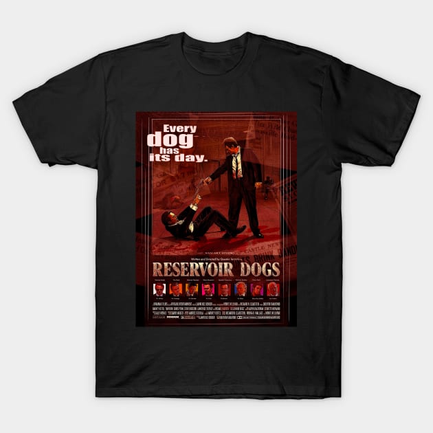 Reservoir Dogs artwork T-Shirt by SAN ART STUDIO 